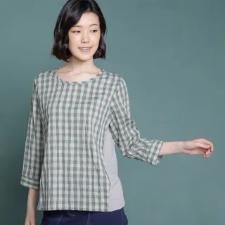 【YVONNE 以旺傢飾】拼接長袖上衣(岩石灰) 歷史價格詳細信息