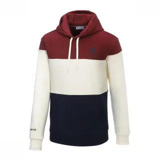 K-SWISS Panel  Hoodie刷毛連帽上衣-男-黑/灰/白 歷史價格詳細信息