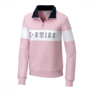 K-SWISS  Sweatshirt 刷毛圓領上衣-女-莓粉 歷史價格詳細信息