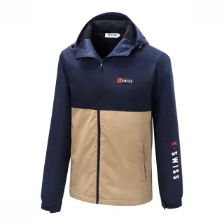 K-SWISS RT Windbreaker刷毛防風外套-女-藍/白 歷史價格詳細信息