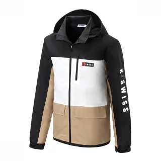 K-SWISS RT Windbreaker刷毛防風外套-女-藍/白 歷史價格詳細信息