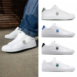 K-SWISS Court Shield時尚運動鞋-男-白/藍 歷史價格詳細信息