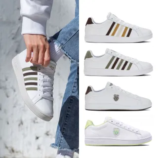 K-SWISS Court Tiebreak時尚運動鞋-男-白/藍/黑 歷史價格詳細信息