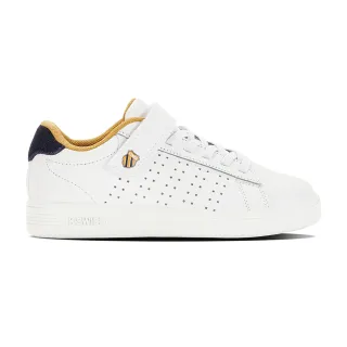 K-SWISS Court Casper VLC時尚運動鞋-童-白/水藍 歷史價格詳細信息