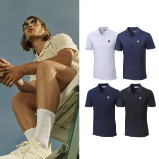 【K-SWISS】排汗Polo衫 Solid PF Polo-男-藍(106136-426) 歷史價格詳細信息