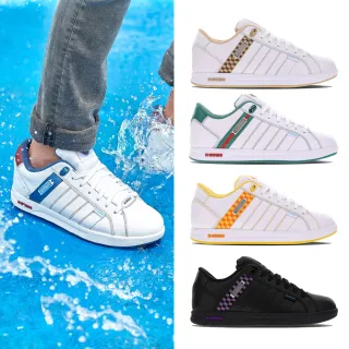 【K-SWISS】防水運動鞋 Pershing Court Light DS WP-女-白/夜幕藍(97270-167) 歷史價格詳細信息