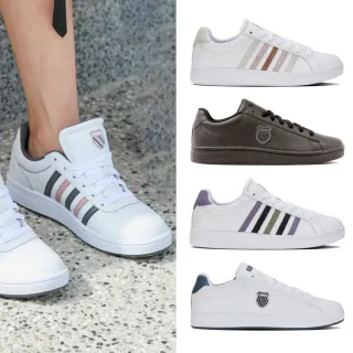 K-SWISS Court Tiebreak時尚運動鞋-男-白/藍/黑 歷史價格詳細信息