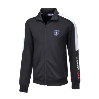 【K-SWISS】運動外套 5 Stripe Shoulder Jacket-男-黑(107272-008) 歷史價格詳細信息