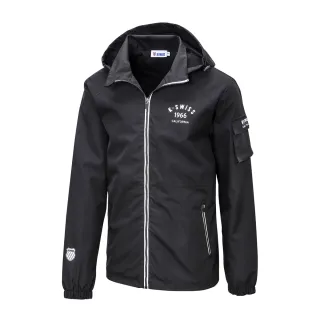 K-SWISS  Attached Hoodie Jacket防風外套-女-米白 歷史價格詳細信息