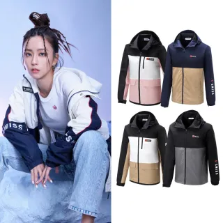 K-SWISS RT Windbreaker刷毛防風外套-女-藍/白 歷史價格詳細信息