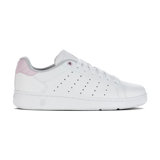 K-swiss 白/灰/粉紅 皮質 運動休閒鞋 女款 NO.J1186【新竹皇家95585-152】 歷史價格詳細信息