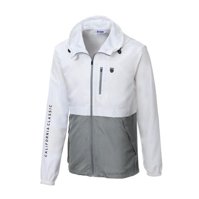 【K-SWISS】抗UV防風外套 Vintage Windbreaker-男-白(106128-100) 歷史價格詳細信息