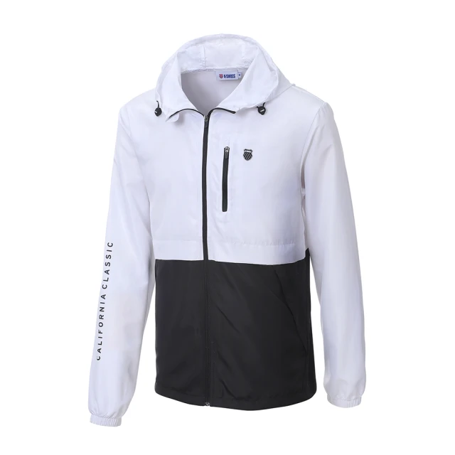 【K-SWISS】抗UV防風外套 Vintage Windbreaker-男-白(106128-100) 歷史價格詳細信息