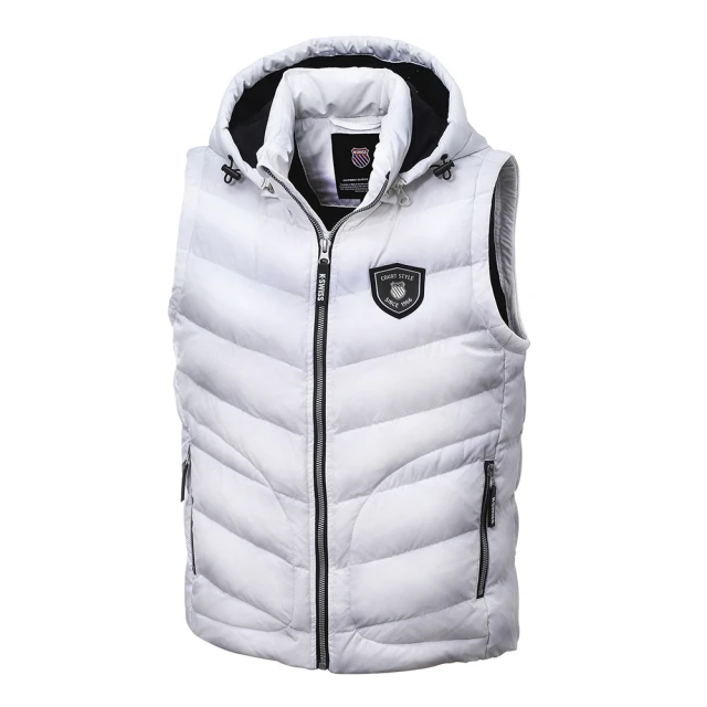 【K-SWISS】可拆式連帽羽絨背心 Down Vest-女-黑(199134-008) 歷史價格詳細信息
