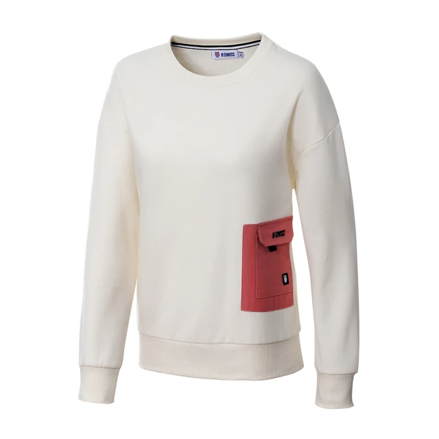 K-SWISS  Sweatshirt 圓領上衣-女-莫藍迪綠 歷史價格詳細信息