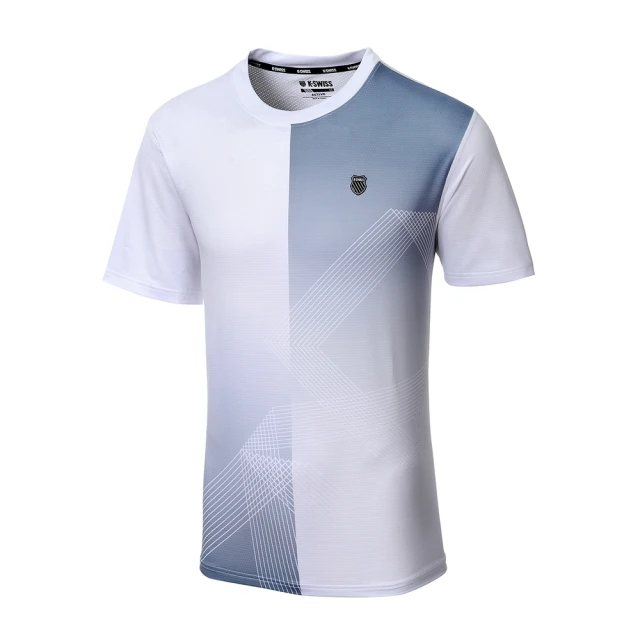 【K-SWISS】涼感排汗T恤 Sublimation Tee-男-藍(108076-426) 歷史價格詳細信息