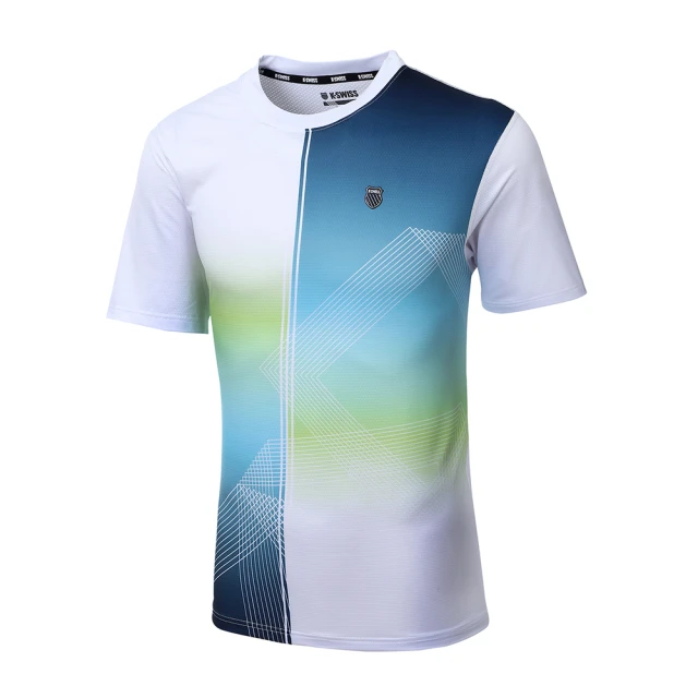 【K-SWISS】涼感排汗T恤 Sublimation Tee-男-藍(108076-426) 歷史價格詳細信息