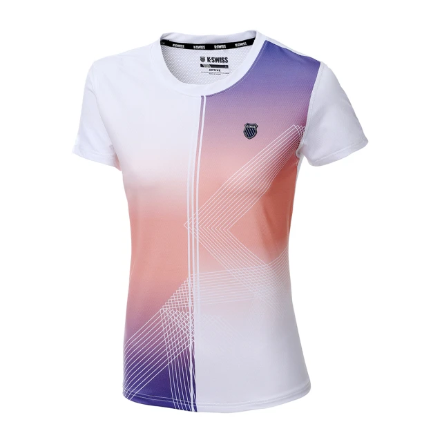 【K-SWISS】涼感排汗T恤 PF Tee-男-藍(1010236-426) 歷史價格詳細信息