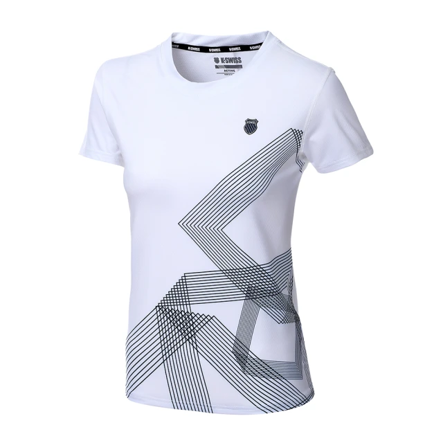 【K-SWISS】涼感排汗T恤 PF Tee-男-藍(1010236-426) 歷史價格詳細信息
