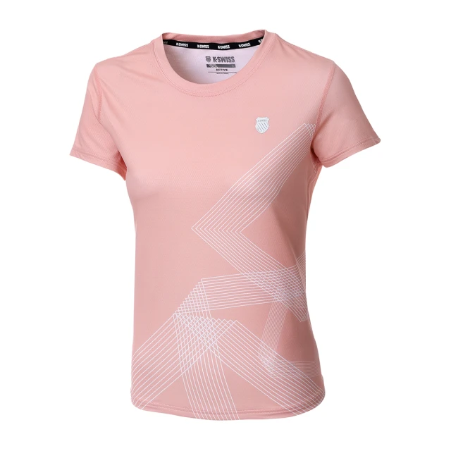 【K-SWISS】涼感排汗T恤 PF Tee-男-藍(1010236-426) 歷史價格詳細信息