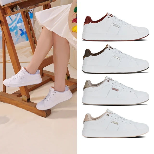 K-SWISS Court Cameo II時尚運動鞋-女-黑 歷史價格詳細信息