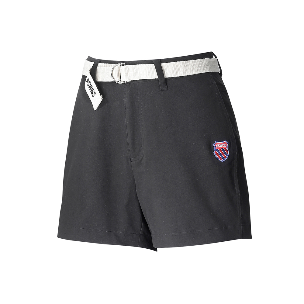 K-SWISS Cotton Twill Shorts W/belt棉質休閒短褲-女-白 歷史價格詳細信息