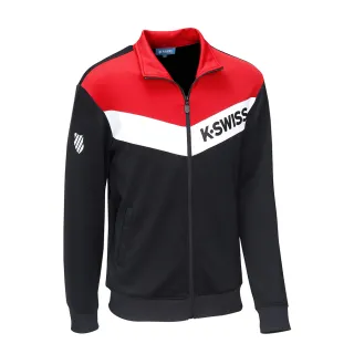 K-SWISS V Shape Panel Jacket運動外套-男-黑 歷史價格詳細信息