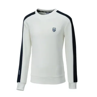 K-SWISS  Sweatshirt 圓領上衣-女-米白 歷史價格詳細信息