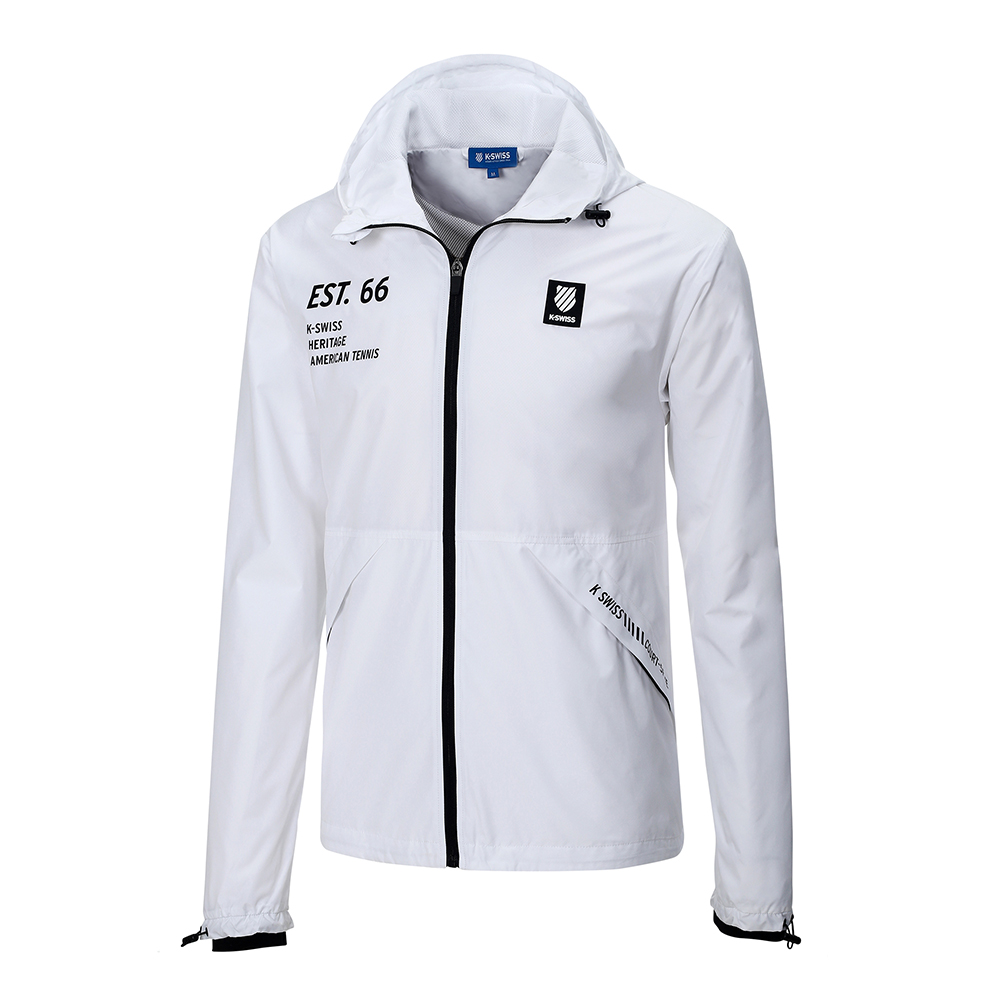 【K-SWISS】抗UV防風外套 Vintage Windbreaker-男-白(106128-100) 歷史價格詳細信息