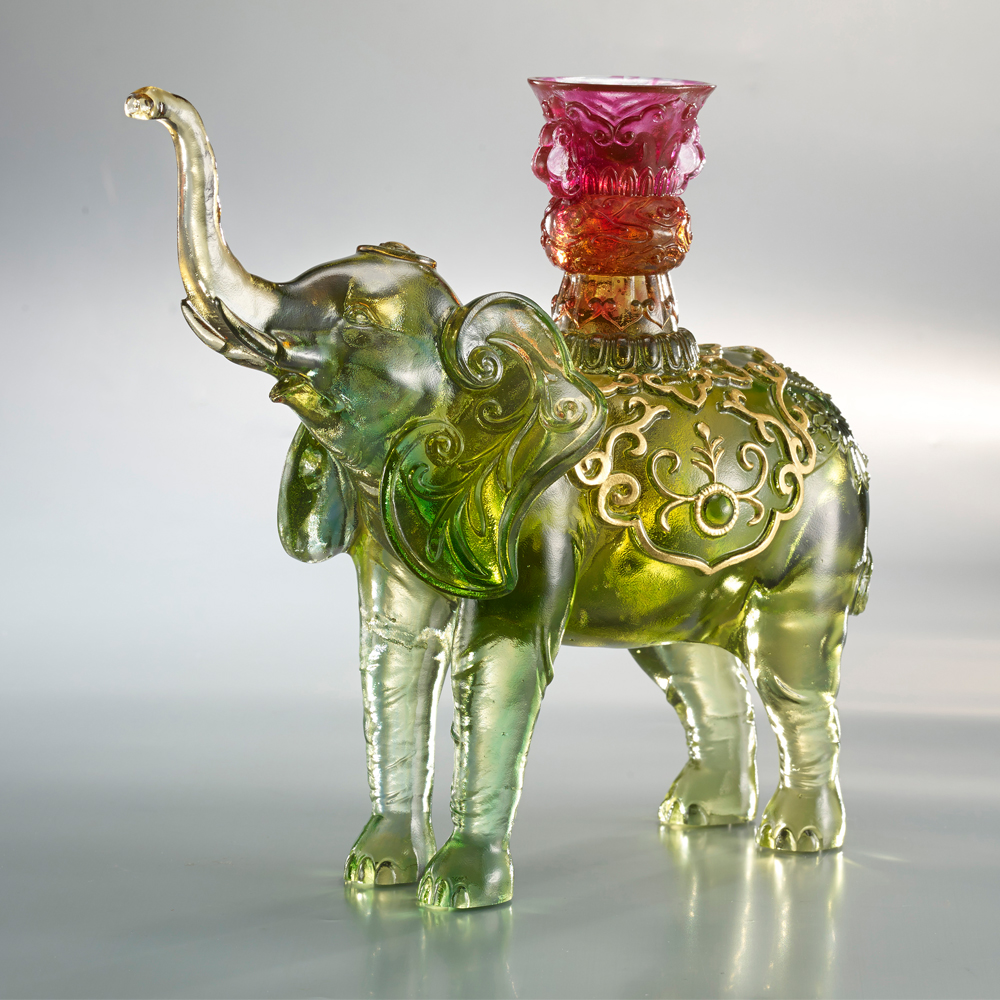 太平有象鎏金獸鎮紙文玩收藏擺件仿古清代吉祥瑞獸手工純銅鑄造 歷史價格詳細信息