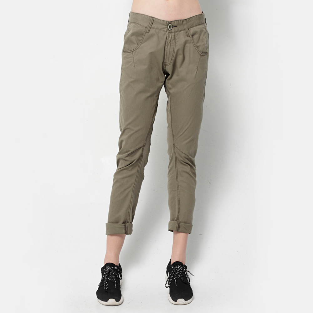 【5th STREET】女3D版型休閒長褲-墨綠 價格比較,價格查詢,歷史價格詳細信息