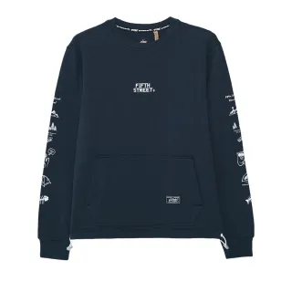 【5th STREET】男露營道具印花短袖T恤(青綠色) 歷史價格詳細信息