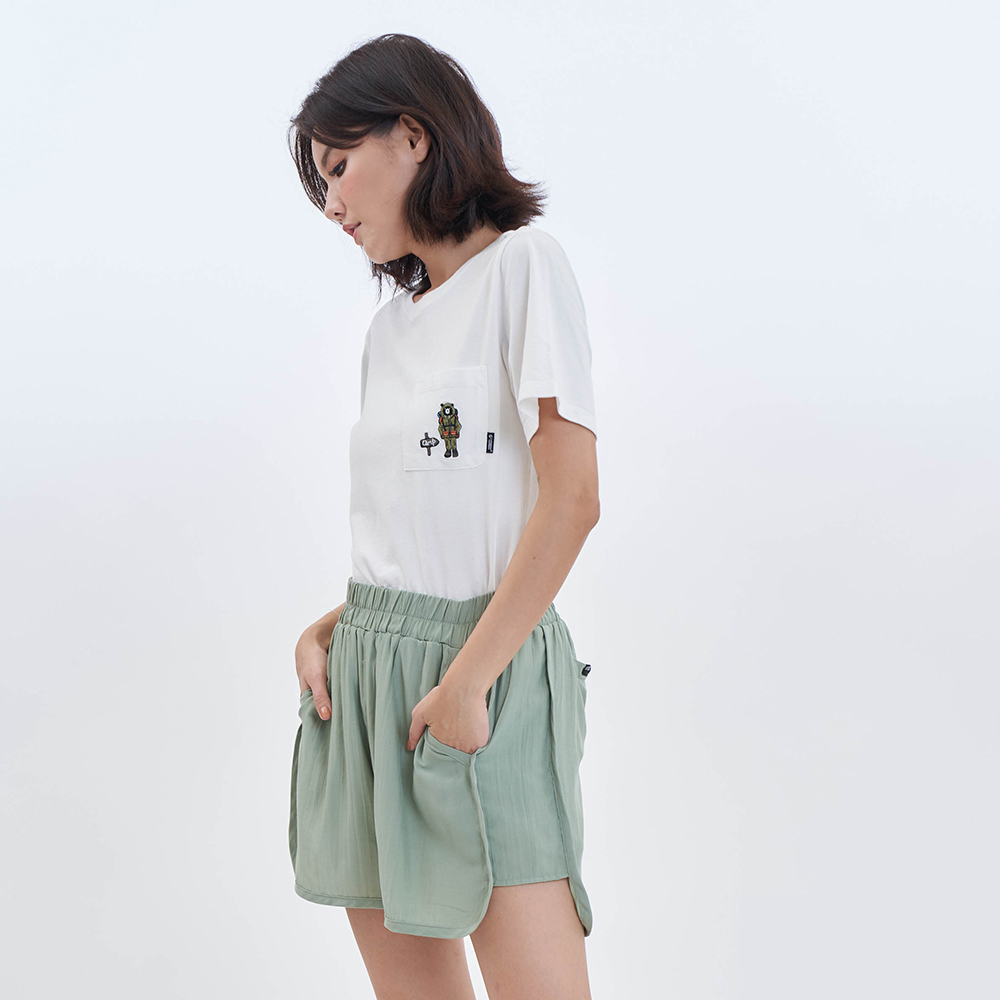 【5th STREET】男露營道具印花短袖T恤(青綠色) 歷史價格詳細信息