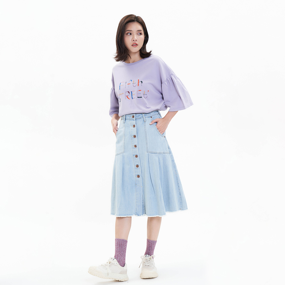 【5th STREET】女3D版型休閒長褲-墨綠 歷史價格詳細信息