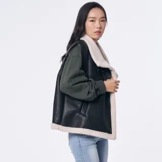 【5th STREET】女毛帽配色長版羽絨外套-丈青 歷史價格詳細信息