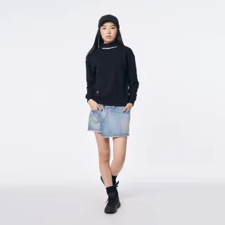 【5th STREET】女裝剪接前口袋造型連帽上衣-黑色 歷史價格詳細信息