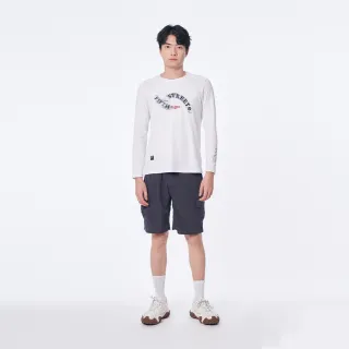 【5th STREET】男LOGO刺繡休閒短褲-黑色 歷史價格詳細信息