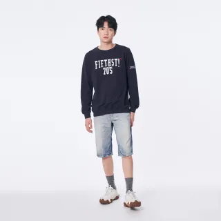 【5th STREET】男LOGO刺繡休閒短褲-黑色 歷史價格詳細信息
