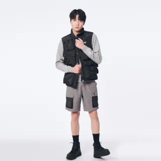 【5th STREET】男多口袋工作寬直筒褲-墨綠 歷史價格詳細信息