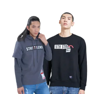 【5th STREET】男LOGO刺繡休閒短褲-黑色 歷史價格詳細信息