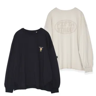 【5th STREET】女寬版側開衩短袖T恤-黑色 歷史價格詳細信息