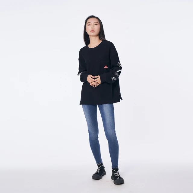 【5th STREET】女裝剪接前口袋造型連帽上衣-黑色 歷史價格詳細信息