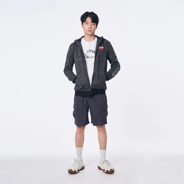 【5th STREET】男多口袋工作寬直筒褲-墨綠 歷史價格詳細信息
