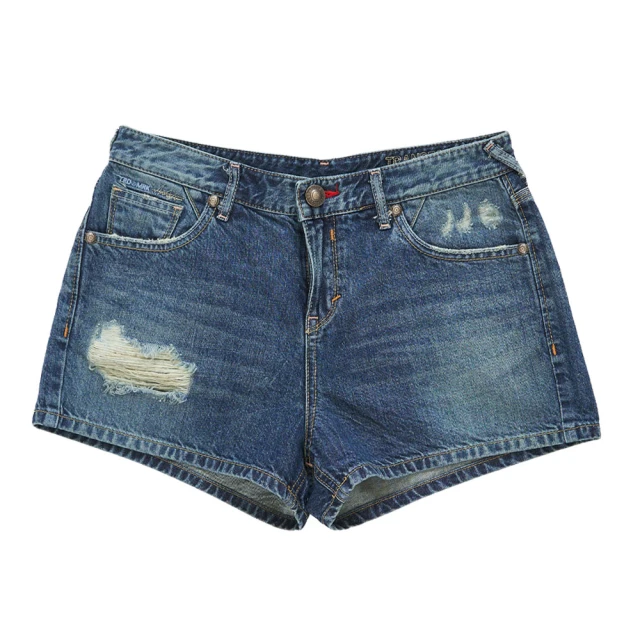 【5th STREET】男裝復古美式短褲-酵洗藍 歷史價格詳細信息