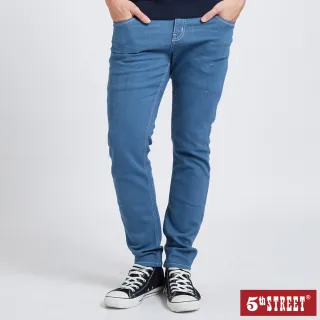 【5th STREET】男牛仔刷破短褲-中古藍 歷史價格詳細信息