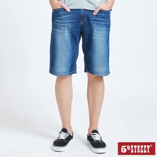 【5th STREET】男牛仔刷破短褲-中古藍 歷史價格詳細信息