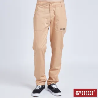 【5th STREET】男休閒抽繩LOGO印花短褲-黑色 歷史價格詳細信息