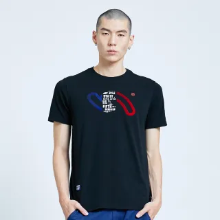 【5th STREET】男LOGO刺繡休閒短褲-黑色 歷史價格詳細信息