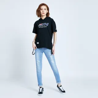 【5th STREET】女刷破超彈窄管直筒破褲-石洗綠 歷史價格詳細信息