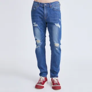 【5th STREET】男美式側貼條短袖T恤-丈青 歷史價格詳細信息